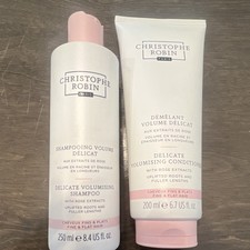 Christophe Robin Volume Delicat Volumising Shampoo  Conditioner Set, Rose