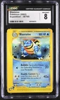 Blastoise Regular Rare CGC 8 NM/MINT Pokemon (2002) Expedition #36/165