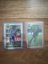 2023 Donruss WWC Nigeria #123, 125 Nnadozie Silver RC Ajibade Orange /49 