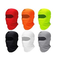 Balaclava Full Face Mask Men Women Cycling Ski Warm Neck Lycra Black