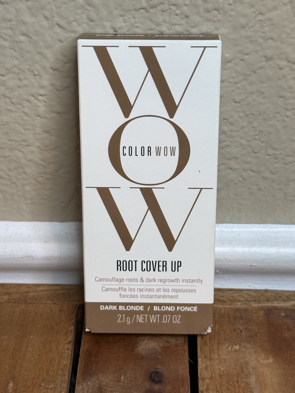 Wow Root Cover Up Dark Blonde - Full Size 0.07 Oz - Bnib