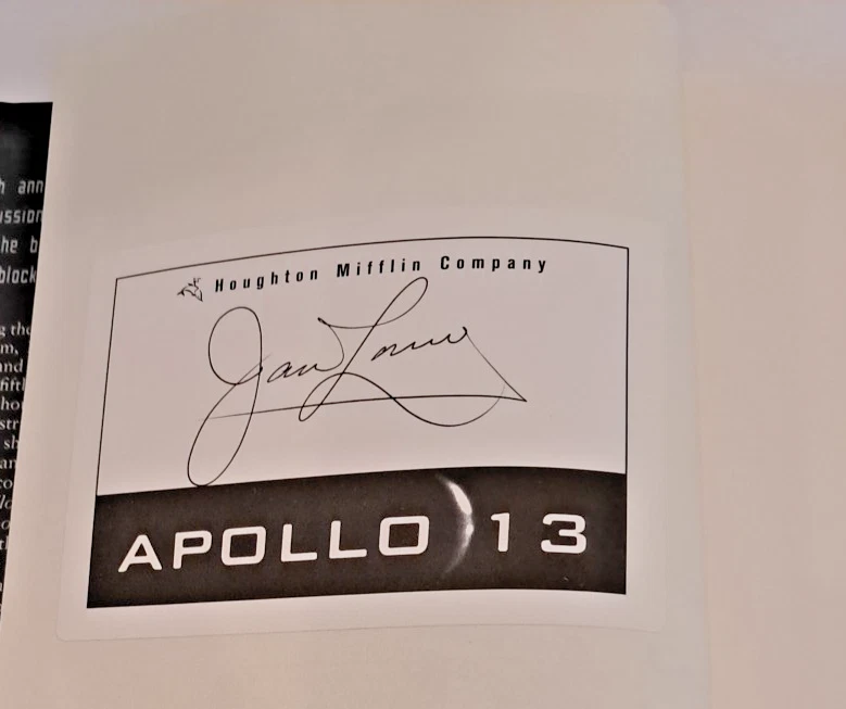 SIGNED' Apollo 13 by Jim Lovell "NASA Astronaut" 30th Anniversary Edition L3 Foto 4 de 4