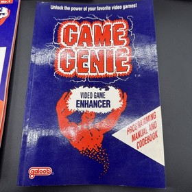 Game Genie Enhancer Codebook & Programming Manual NES & CODE UPDATE Nintendo Lot