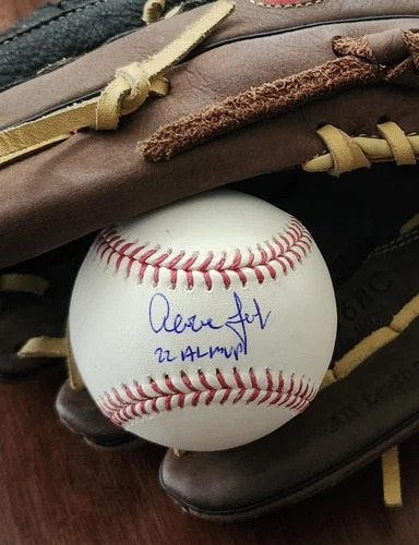 Aaron Judge 2022 AL MVP Autographed Baseball Inscribed, "Aaron Judge 22 AL MVP"