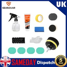 26pcs Car Headlight Lens Restoration Repair Kit UK W / Gloves Full kit  26x