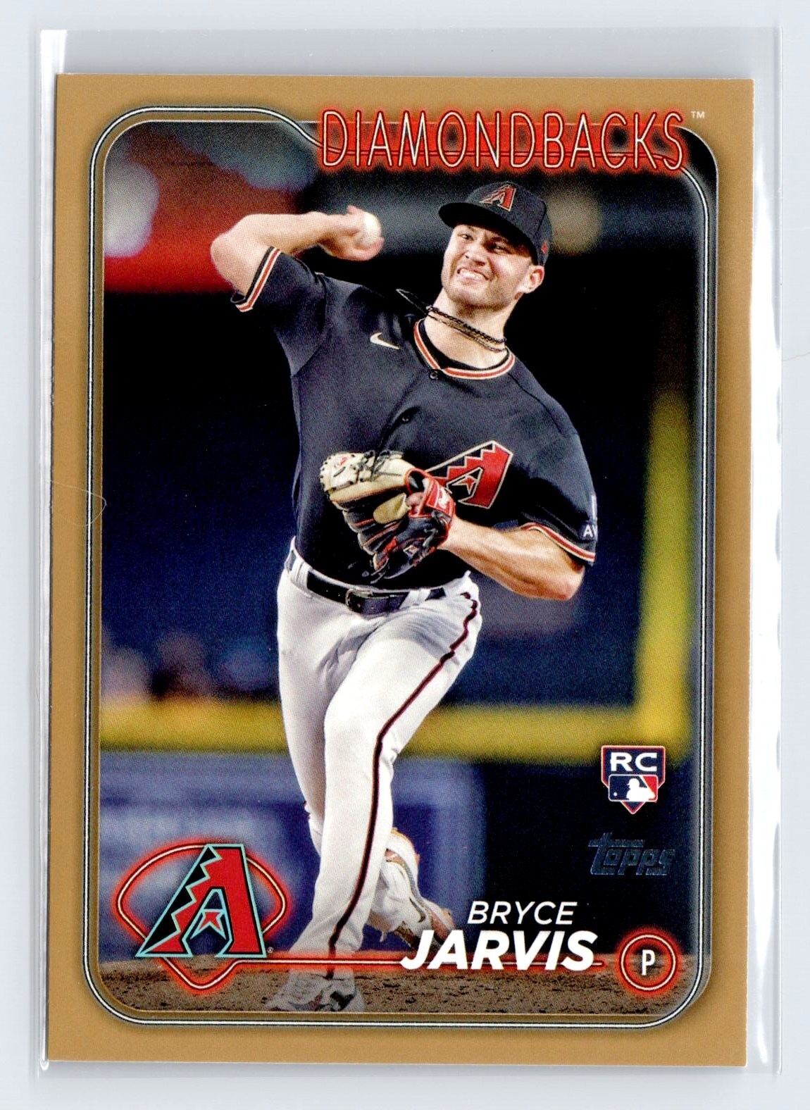 2024 Topps Series 2 Bryce Jarvis Gold /2024 Rookie RC #363 Arizona Diamondbacks