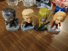 2019 McDONALD'S MARVEL AVENGERS HAPPY MEAL TOYS Set Of 4.