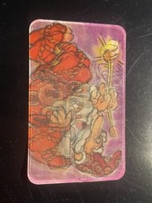 1977 Cookie Crisp Magic Action Purina Xograph 3D 3" x 1 7/8" Magician in chains