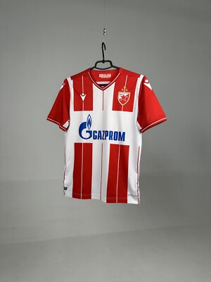 FC Crvena Zvezda 2019-20 Home Macron Jersey Soccer Shirt Size S