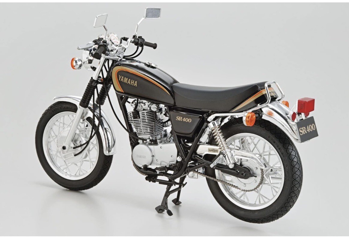 Aoshima 1/12 The Bike Series No.14 Yamaha 1JR SR400 1998 Plastic