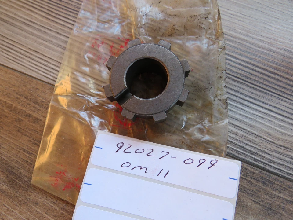 KAWASAKI NOS ROTARY VALVE COLLAR GEAR A1 A7 A7SS 1967-1971 OEM 92027-099 OM11 - Image 2 of 3