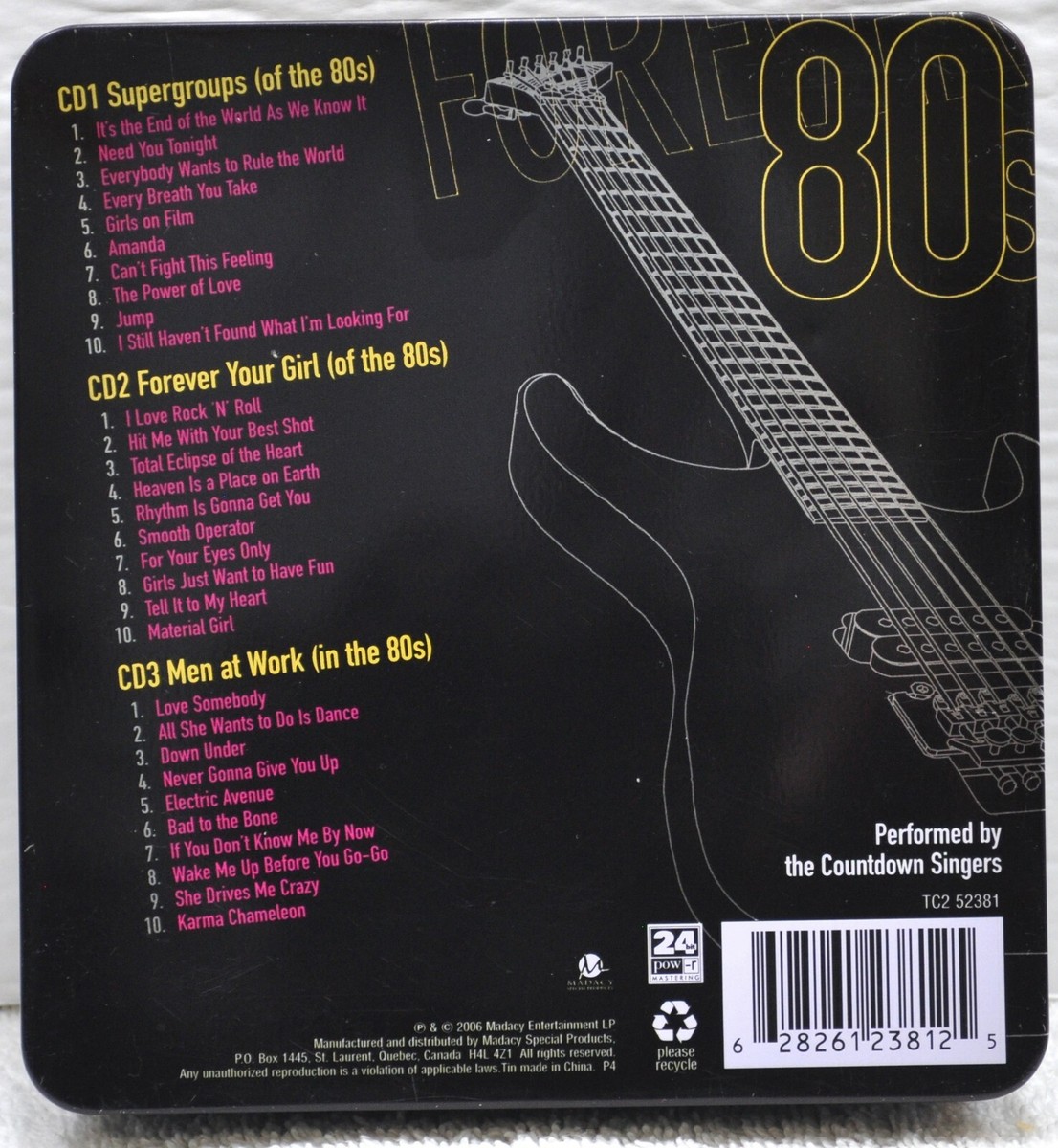 FOREVER 80s - 3 CD Embossed Tin Box Set w/Booklet | eBay