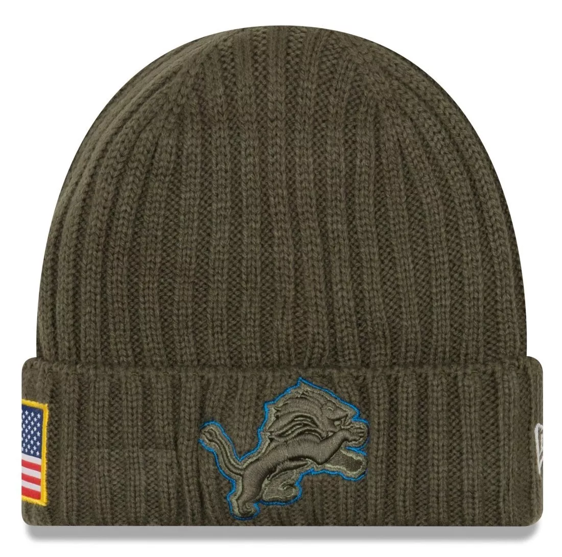 Detroit lions salute to top service hat