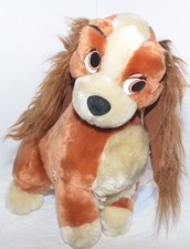 VTG Disney Disneyland Walt Disney World Lady Tramp Lady Plush Stuffed Animal