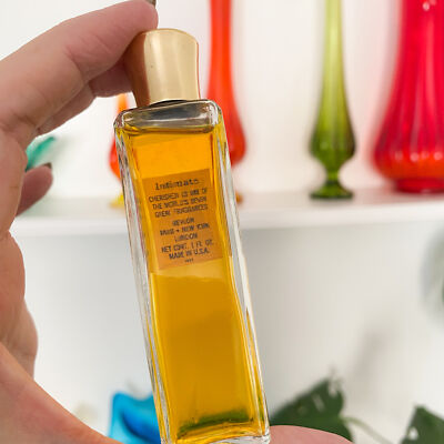 Revlon INTIMATE 1 oz 30 ml Bottle Eau de Toilette EdT Splash Vtg