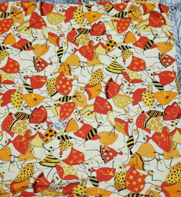 3 YDS Dancing Stick Ladies Quilt Sewing Fabric Andover Fabrics Inc