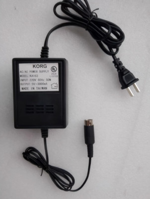 KORG SP 500 KA-163 TR61 Electric Piano Power Adapter Transformer 4pin US Plug