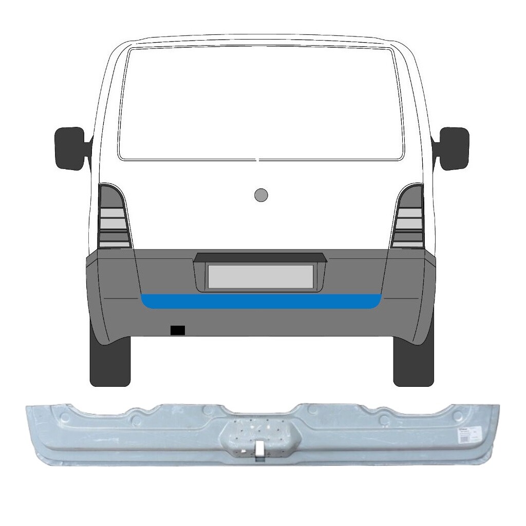 MERCEDES VITO 638 1996-2003 REAR DOOR LOW REPAIR PANEL DOOR SKIN / INNER