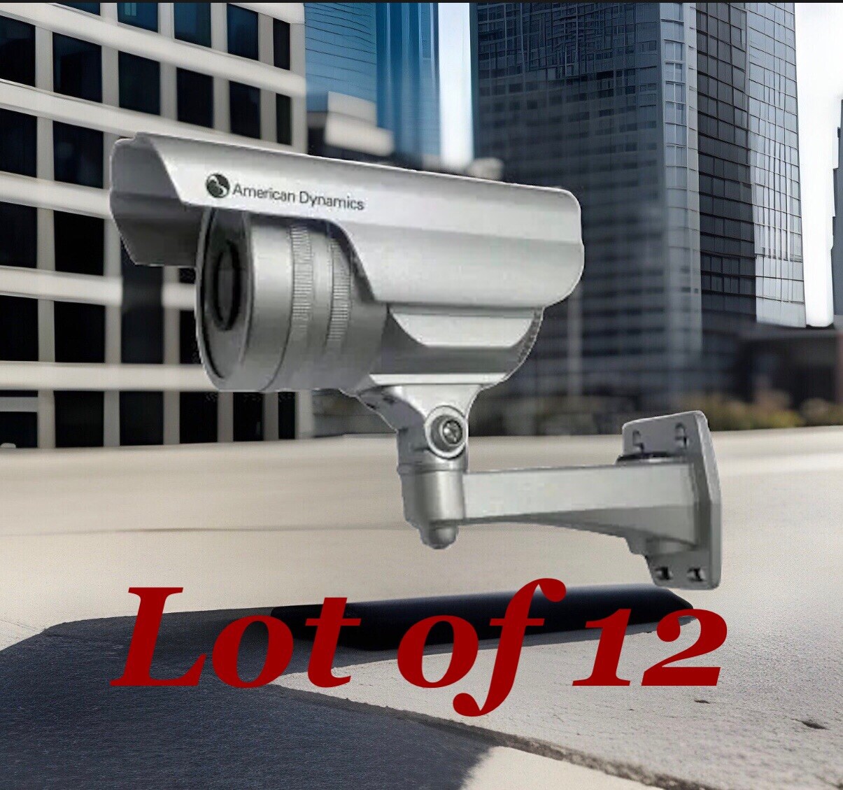 Security Camera W/600TVL 9-22mm PAL Color  IR D/N Bullet Lot 12 ADCA3BWO3RP NEW!-image