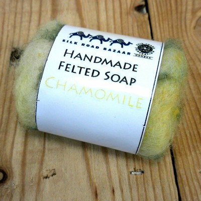 Handmade Felted Soap Chamomile - Silk Road Bazaar ...