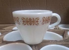 NOS Vintage Pyrex Copper Filigree Mug/Cup, original case of 12
