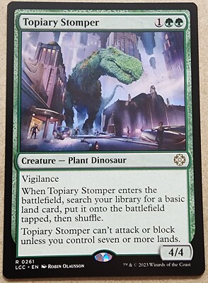 Topiary Stomper - #261 Commander: The Lost Caverns of Ixalan - Mtg
