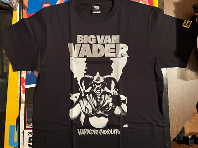 BIG VAN VADER Ganbatte M Shirt Hardcore Chocolate NJPW WCW WWF