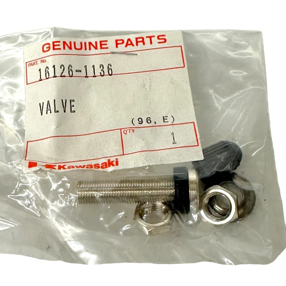 Válvula de neumático Kawasaki 16126-1136 se adapta a Vulcan Ninja KZ1000, original Foto 2 de 4