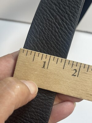 B-Low The Belt Black Leather Frank Belt Sz L New W/Missing  display picture 1