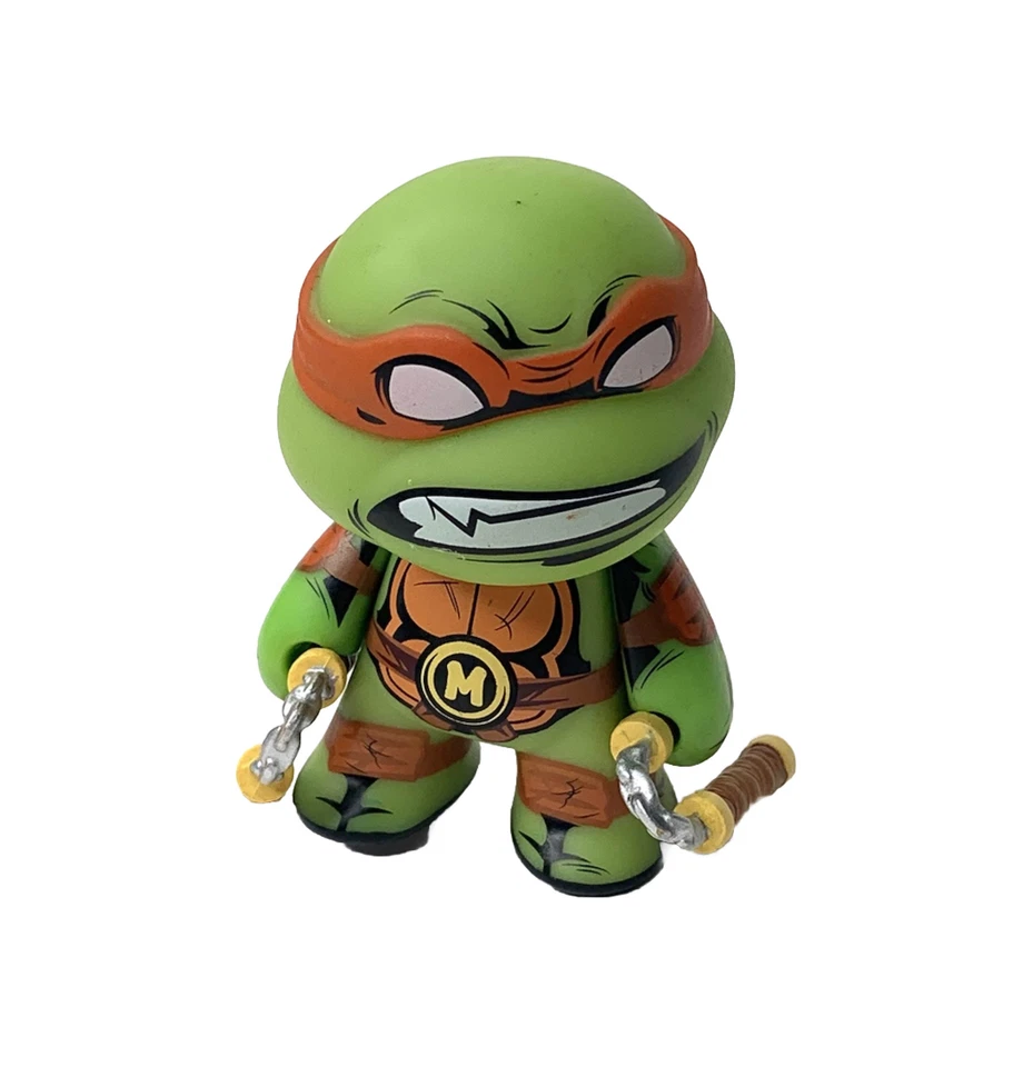 Kidrobot TMNT Teenage Mutant Ninja Turtles 3” Figura Vinilo Miguel Ángel Leonardo Foto 2 de 4
