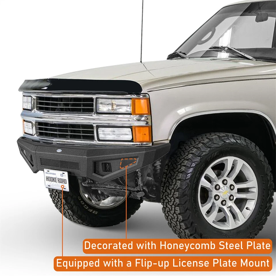 Front Bumper / Rear Bumper Fit 1988-1998 Chevrolet GMC Sierra C/K 1500 2500 3500 - Image 4 of 4