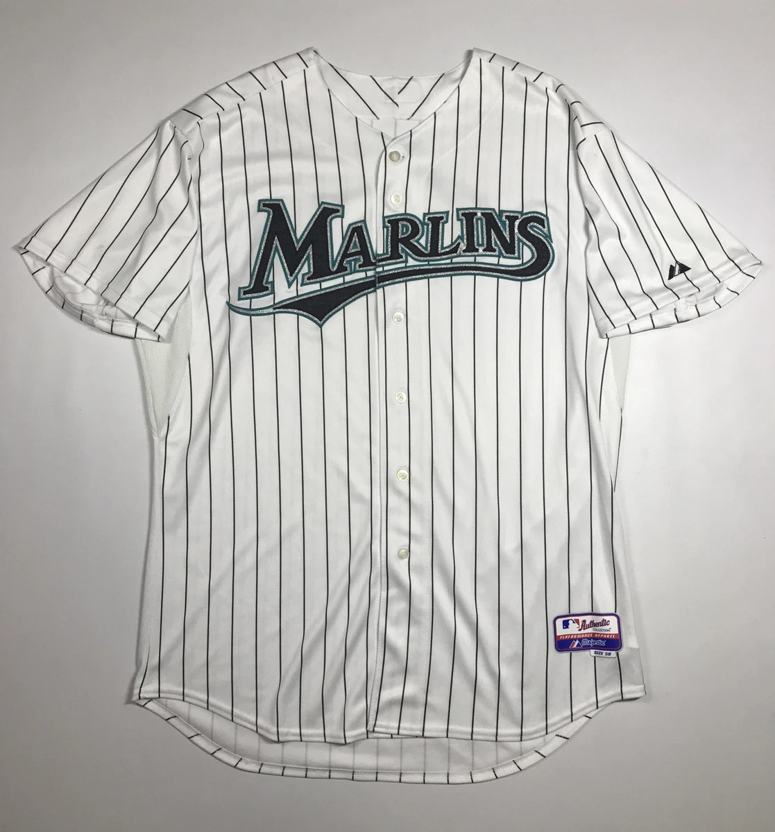 Miami Marlins Throwback Cool Base Jersey - All Stitched