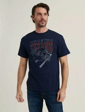 Lucky Brand x Junk Food Houston Texans T-Shirt Mens Large New NWT Blue NFL Tee
