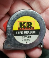 KR Tools Advertising Metal Tape Measure Keychain Purse Fob