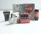 Vintage Coca Cola Holiday Playing Cards Vacation Cards + Magnets Lot Set