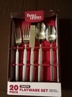 Betty Crocker Cutlery 20 Pc Flatware Set Serves 4