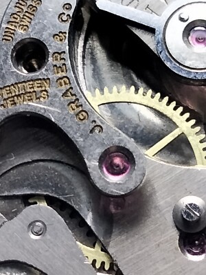 Extrem seltene J. Graber & Co. Landeron 51 Chronograph Uhrwerk.