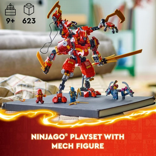 LEGO NINJAGO Kai's Ninja Climber Mech Ninja Gift Toy Set 71812 - Picture 3 of 7