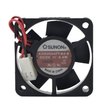 SUNON KDE0504PFB3 5V 0 4W 4010 2 wire cooling fan
