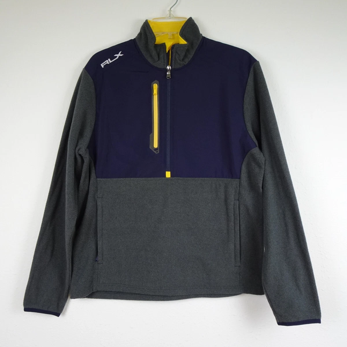 RLX Ralph Lauren Men's Blue 1/2 Zip Features for sale | eBay