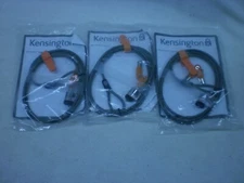 Lot of 3 Brand New Kensington keyed Laptop Locks