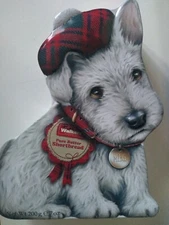 Walkers Shortbread Empty Tin Scottie Dog Meg Empty Collectors Tin