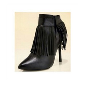 pointed toe bootie heels