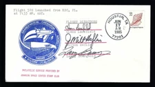 STS-51G Flight Directors signed cover NASA Lacefield, Heflin & Bourgeois