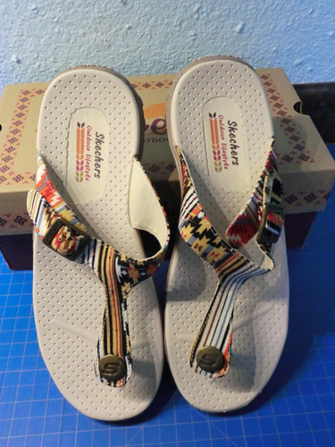 Skechers Sandalen Damen Gr. 8 Mehrfarbig