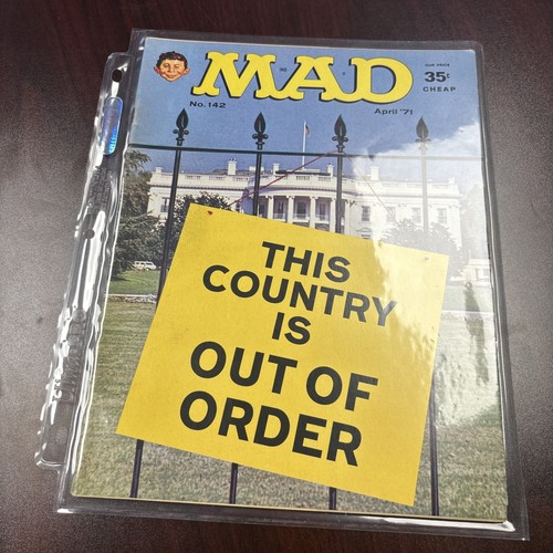 1971 April, MAD Magazine, #142, "This Country Is Out Of Order"