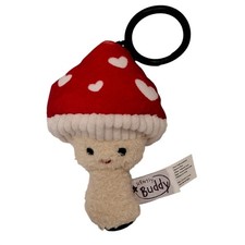 Scentsy Tilly The Toadstool Scented Buddy Clip Plush Red Cap White Hearts V-Day