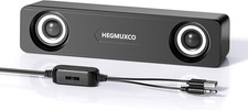10W Wired Stereo Speaker Compact PC Speakers for Desktop -, USB Powered, 3.5Mm A