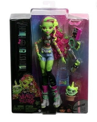 2024 Monster High G3 Venus McFlytrap Fashion Doll with Pet Chewlian