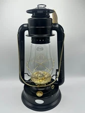 Dietz #80 Black and Gold Vintage style oil lantern